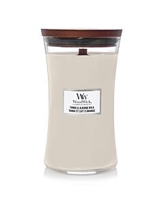 Woodwick Tonka & Almond Milk Large Jar